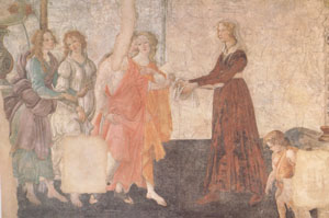 Sandro Botticelli A Young Woman Receives Gifts from Venus and the Three Graces (mk05)